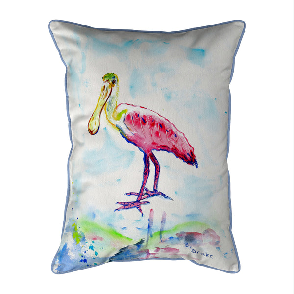 Betsy's Pink Spoonbill Corded Pillow