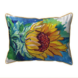 Windy Sunflower Corded Pillow