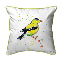 Betsy's Goldfinch Corded Pillow