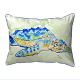 Loggerhead Turtle Corded Pillow