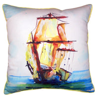 Tall Ship Corded Pillow