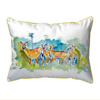 Deer Herd Corded Pillow