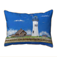 Scituate MA Lighthouse Corded Pillow