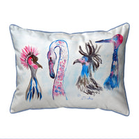 Loony Birds Outdoor Corded Pillow