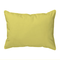 Yellow Sea Turtle Outdoor Corded Pillow