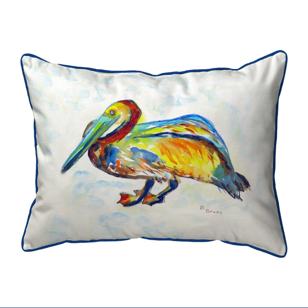 Gertrude Pelican Corded Pillow