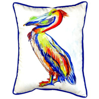 Sylvester Pelican Corded Pillow