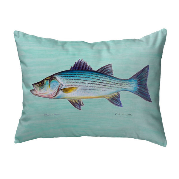 Striped Bass Noncorded Pillow