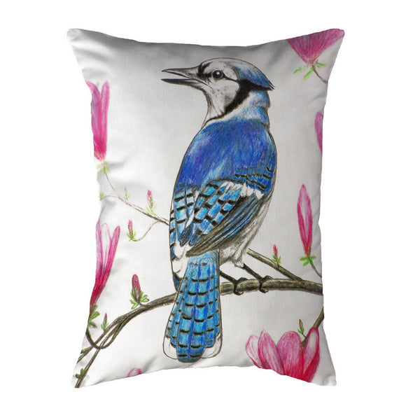 Blue Jay Noncorded Pillow