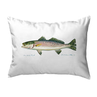 Speckled Trout Left Noncorded Pillow