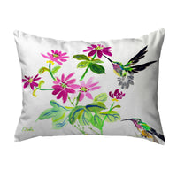 Ruby Throat Noncorded Indoor/Outdoor Pillow