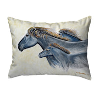 Wild Horses Noncorded Indoor/Outdoor Pillow