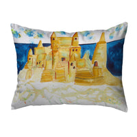 Sand Castle Noncorded Indoor/Outdoor Pillow