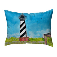 Hatteras Lighthouse Noncorded Indoor/Outdoor Pillow