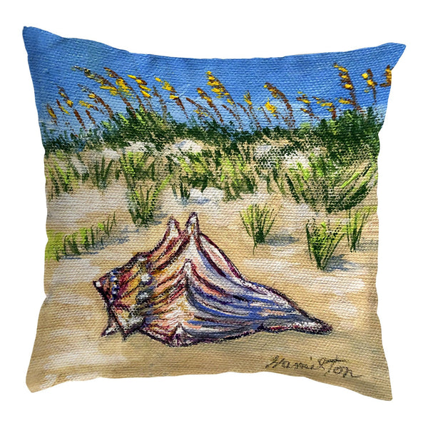 Conch Found  Pillow