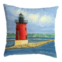 Breakwater Lighthouse Noncorded Pillow