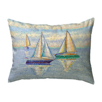 Sailing By Noncorded Indoor/Outdoor Pillow