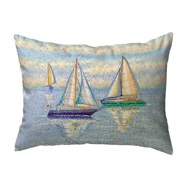 Sailing By Noncorded Indoor/Outdoor Pillow