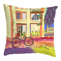 Bike For Christmas Pillow