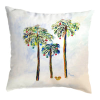 Christmas Palms Pillow