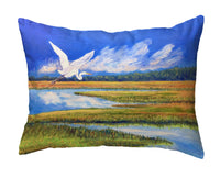 Flying Egret No-Cord Pillow