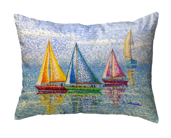 Sailboat Colors No-Cord Pillow