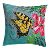 Palette Tiger Swallowtail No-Cord Pillow