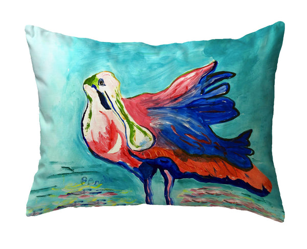 Spoonbill Looking No-Cord Pillow