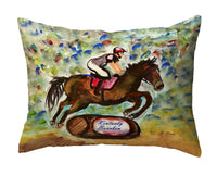 Kentucky Bourbon Horse No-Cord Pillow