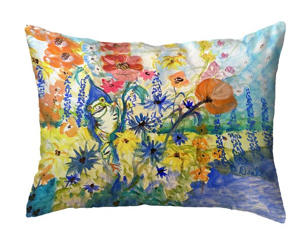 Frog & Garden No-Cord Pillow