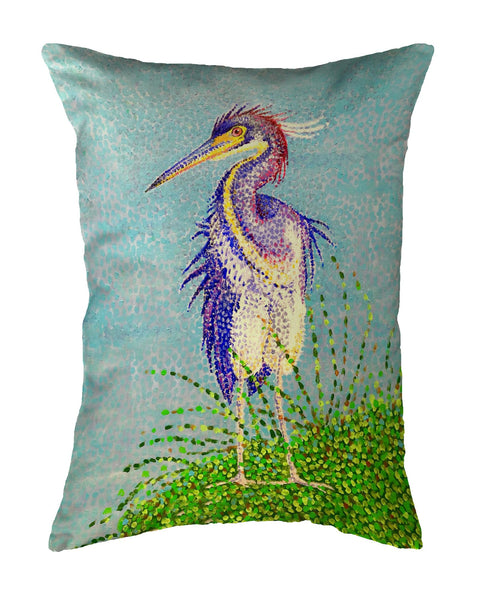 Windy Louisiana Heron No-Cord Pillow