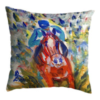 Horse Finishing No-Cord Pillow