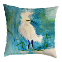 Wacky Egret No-Cord Pillow