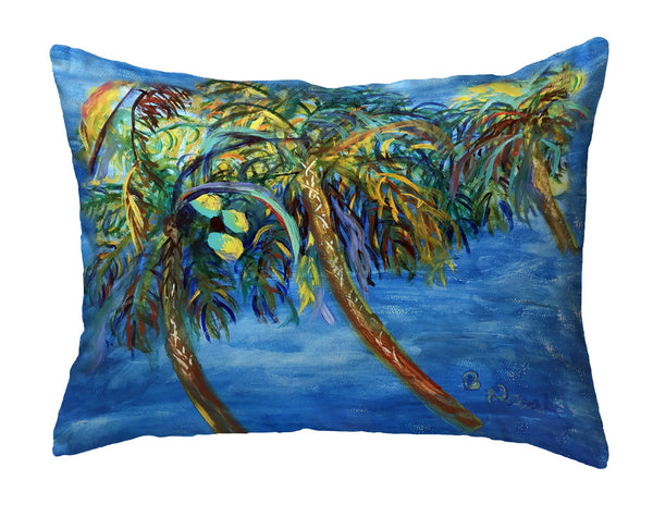 Midnight Palms No-Cord Pillow