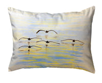 Cruising Pelicans No-Cord Pillow