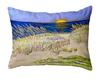 Sea Oates Moonrise No-Cord Pillow