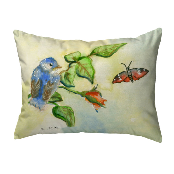 Blue Bird Pillow