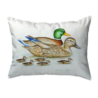 Mallard Family Pillow