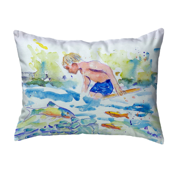 Boy & Fish Pillow