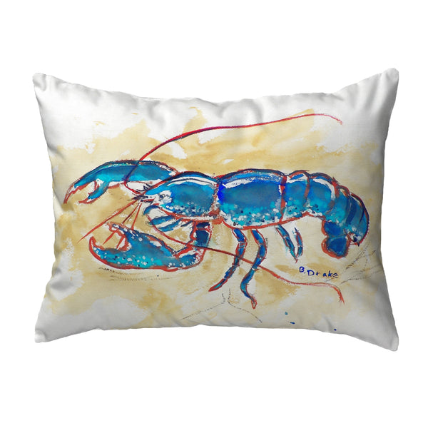 Blue Lobster Pillow