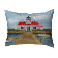 Marshes Lighthouse Noncorded Pillow