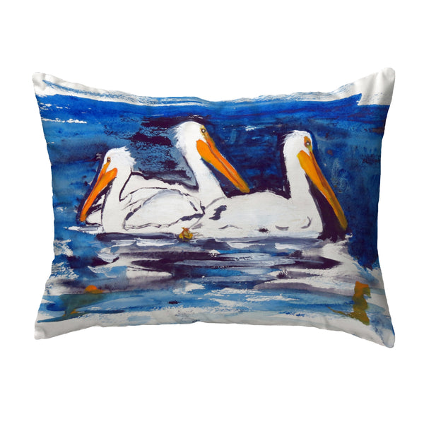 Three Pelicans Pillow