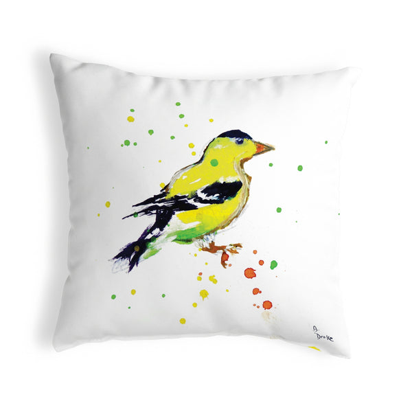 Betsy's Goldfinch Pillow