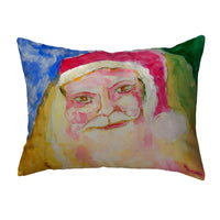 Santa Face Pillow