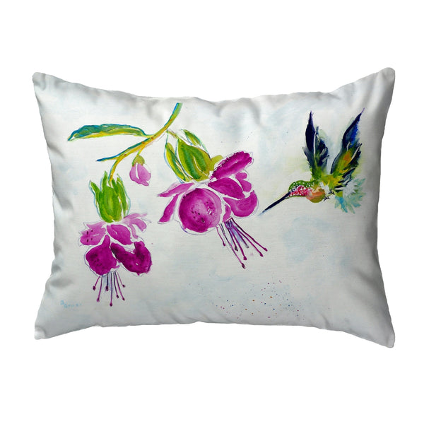 Purple Hummingbird Pillow