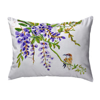 Wisteria & Bird Pillow