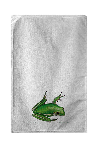 Green Treefrog Kitchen Towel