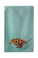 Aqua Green Sea Turtle Kitchen Towel