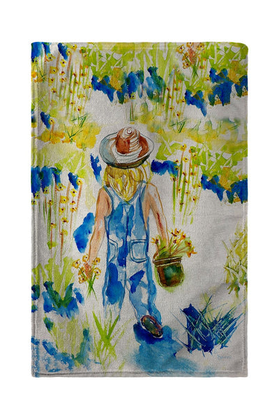 Garden Girl Kitchen Towel