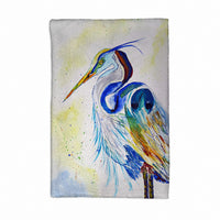 Watercolor Heron Kitchen Towel
